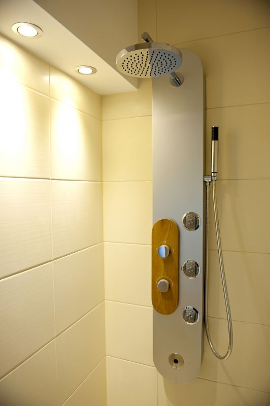 Dual Showerheads with Modern Fixtures